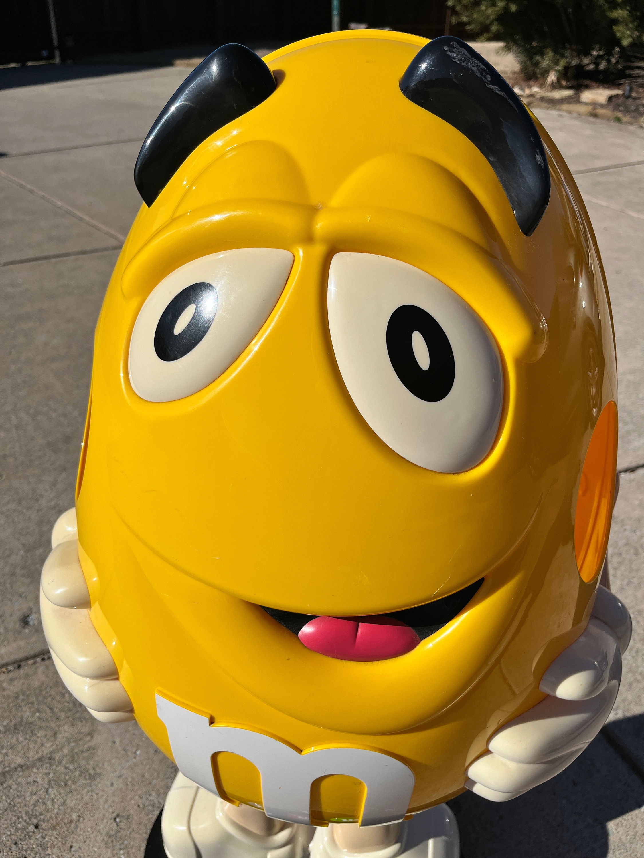 M&M Yellow Candy Character 40'' Large Life Size Store Display on