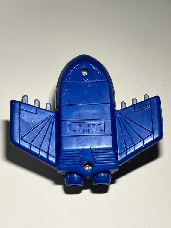 1984年当時物　未開封　マテル製　ウルバリン 1996 Mcdonald's Marvel Super Heroes X-MEN WOLVERINE Vehicle Happy
