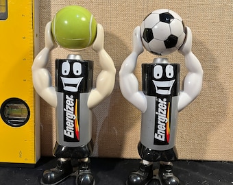 A Rare 1980s Eveready Mr. Energizer - Soccer Edition and Tennis