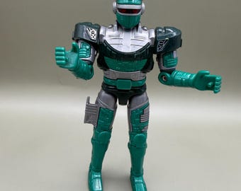 Beetleborgs Bandai Vintage 1996 Green Hunter Beetle Borg Action Figure - Rare