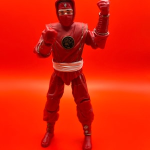 Hasbro Power Rangers Lightning Collection Mighty Morphin Ninja Red Ranger Figure LOOSE