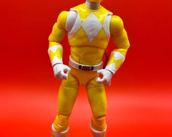 Power Rangers Lightning Collection Yellow Ranger  6" LOOSE