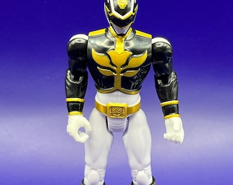Bandai Power Rangers Black Ranger Megaforce 4.5" Action Figure Figure Vintage - 2012
