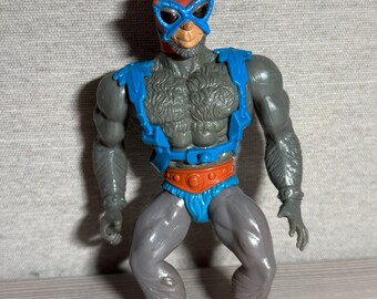 Vintage 1981 Mattel MOTU Stratos Action Figure Masters of the Universe - Red Belt