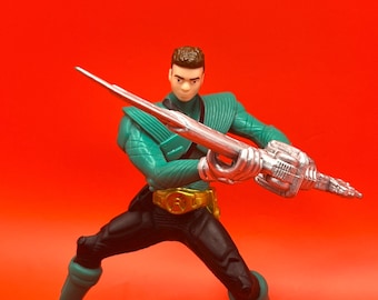 Power Rangers Samurai Action Figure – Green Samurai, 3.5" MMPR
