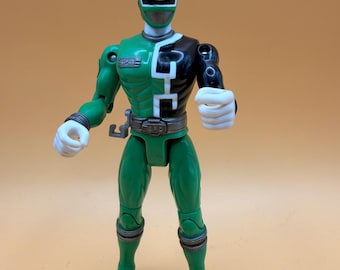 Power Rangers 2004 SPD LIGHT Patrol Green RANGER 5.5" Action Figure - Light up