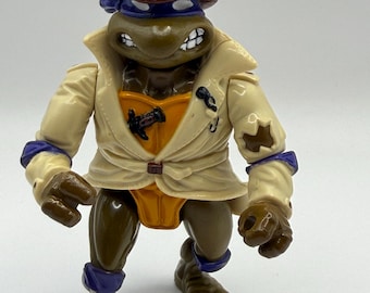 Teenage Mutant Ninja Turtles Don The Undercover Turtle Figure TMNT 1990 Figure Only Vintage