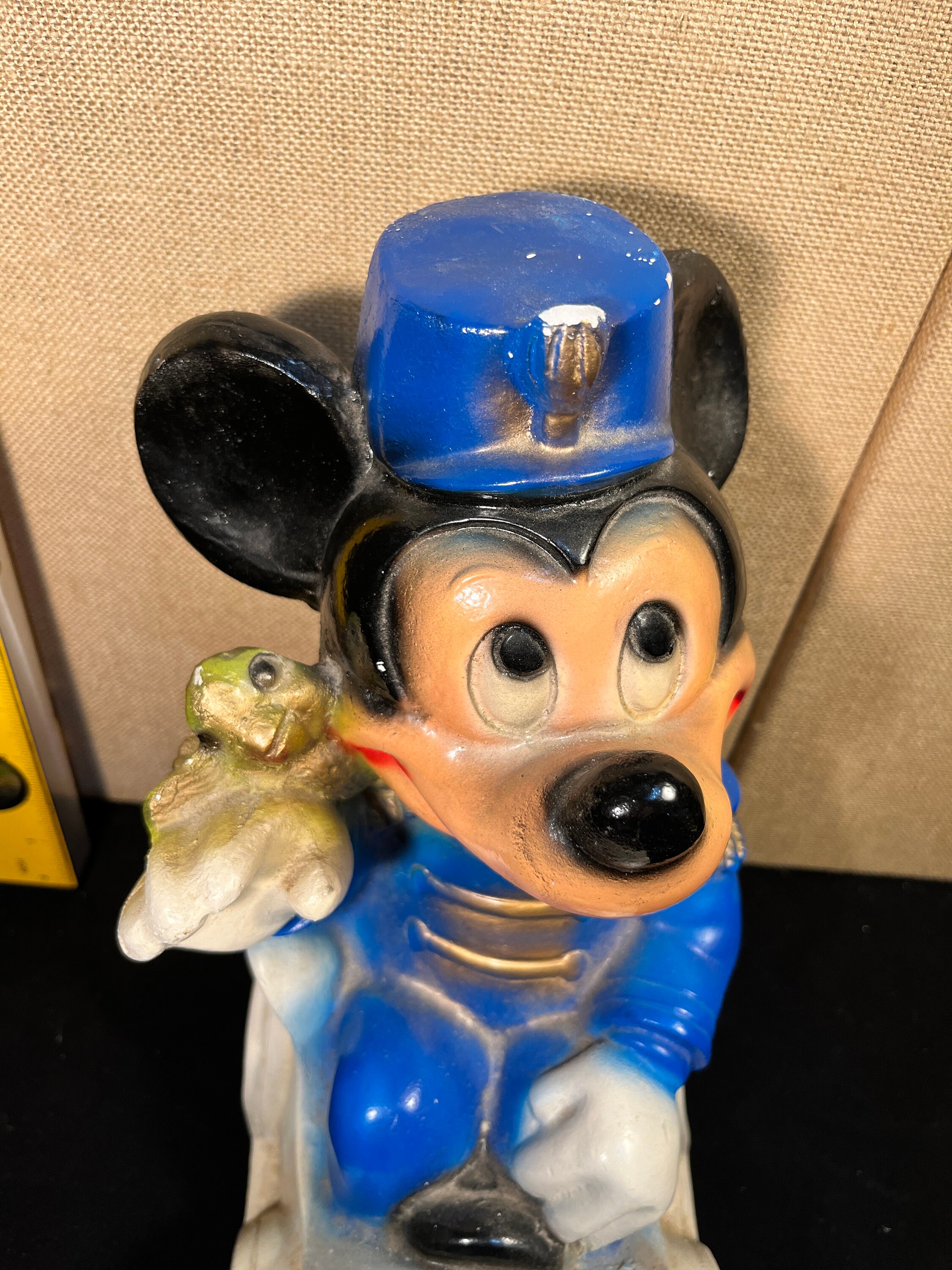 Vintage Large Ceramic Mexico Mickey Mouse Bank 12x8