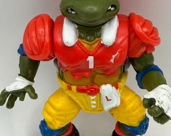 Vintage 1991 TD Tossin' Touchdown Leo Teenage Mutant Ninja Turtles TMNT Leonardo