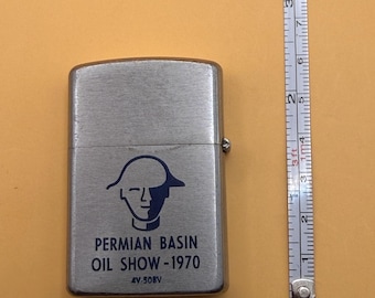 the Permian Basin Oil Show held in 1970 Vernco Japan Lighter - Sparks