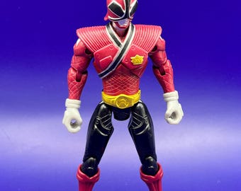 Power Rangers Red Ranger Mega Samurai 4” 2010 Bandai Action Figure - Vintage