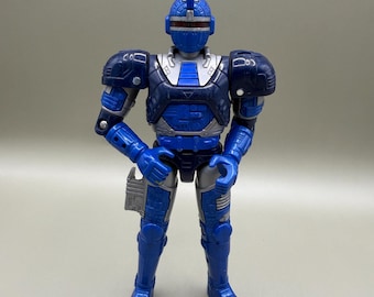 Beetleborgs Bandai Vintage 1996 Blue Stinger Beetle Borg Action Figure - Rare