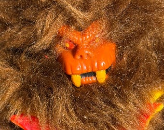 GRIZZLOR ActionFigure Complete He-Man MOTU Horde 1985 Fur Rare Wave4 VARIANT with Bow