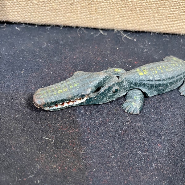 Cast Iron Alligator Nutcracker Souvenir Crocodile. In nice condition