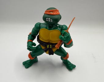 Vintage Michaelangelo Hard Head Teenage Mutant Ninja Turtles 1988 Playmates