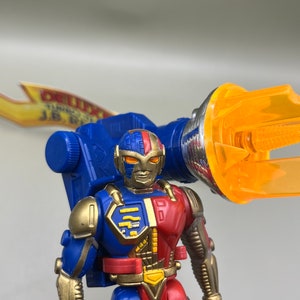 Vintage VTG 1994 Saban Kenner VR Troopers Ryan Steel Action Figure Complete Accessories