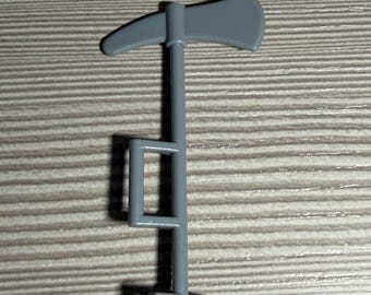 Gray axe accessory for the vintage Masters of the Universe Snout Spout