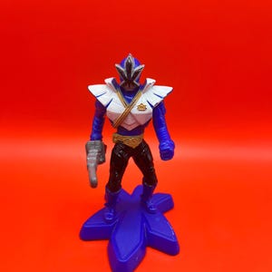 Power Rangers McDonalds Super Samurai Happy Meal Blue Ranger Toy Figure 2012