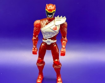 Mighty Morphin Power Ranger Red Figure Bandai 2000'S SCG PR Authentic - Clear