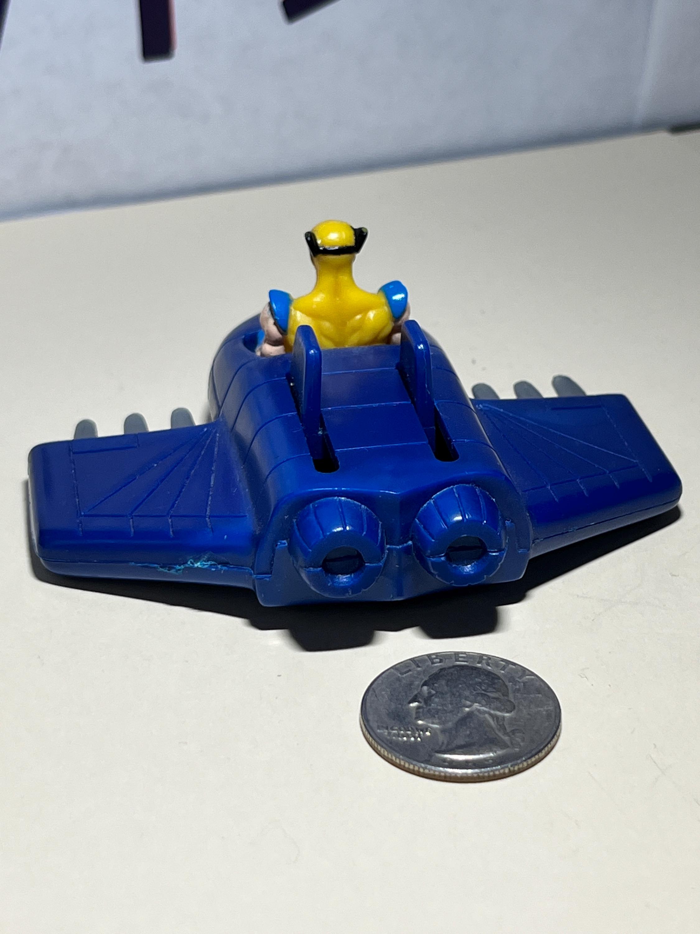1996 Mcdonald's Marvel Super Heroes X-MEN WOLVERINE Vehicle Happy