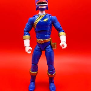 Vintage Power Rangers Lightning Collection Wild Force Blue Ranger 6&quot; LOOSE