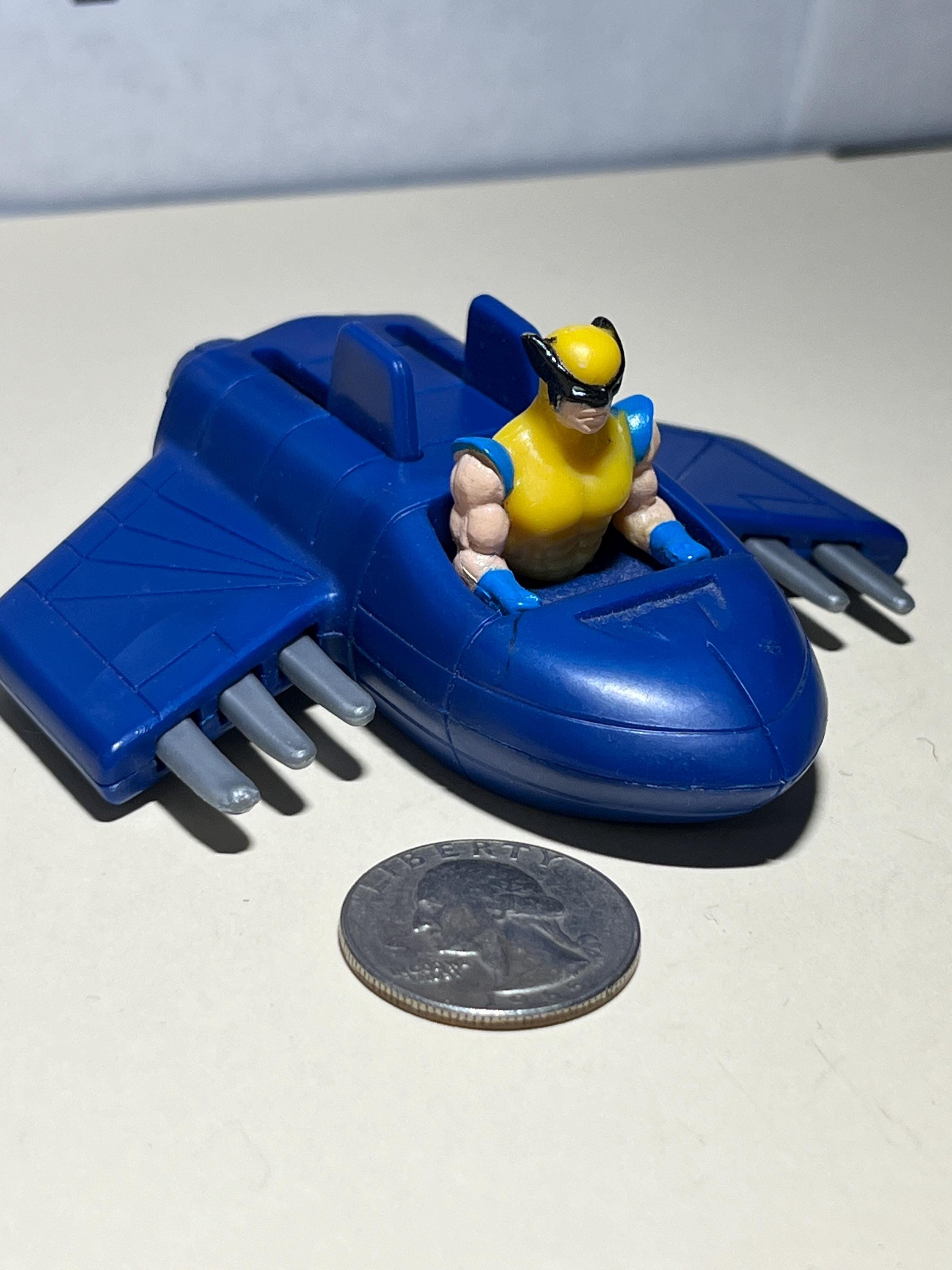 1996 Mcdonald's Marvel Super Heroes X-MEN WOLVERINE Vehicle Happy
