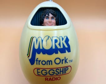 Vintage Mork from Ork Eggship Radio, Mattel 1979