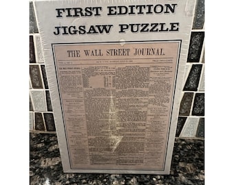 Erstausgabe des Wall Street Journal Puzzles, Dow Jones & Company Inc., 1975
