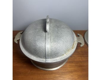Vintage Guardian Service Ware 8" Pot Aluminum Round Casserole w/lid