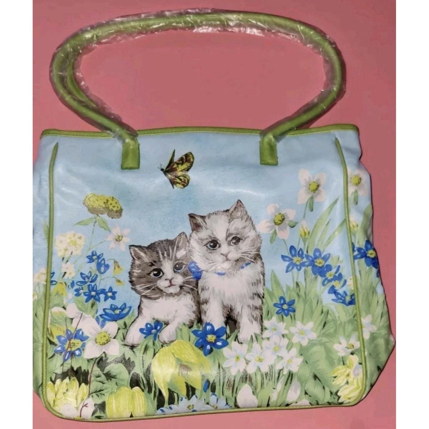 vintage 1994‎ Avon Garden Tapestry shoulder bag green floral pattern VTG Vintage Avon Tote Bag Purse Blue Green Floral Tapestry | eBay main image 2