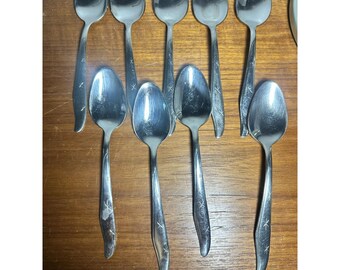 Tablespoon CITATION Mid Century Atomic Star Mar Crest Stainless Steel Flatware 9