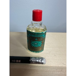 Vintage da Alemanha Ocidental Echt Kolnisch Wasser eau de Cologne NO 4711 Mini