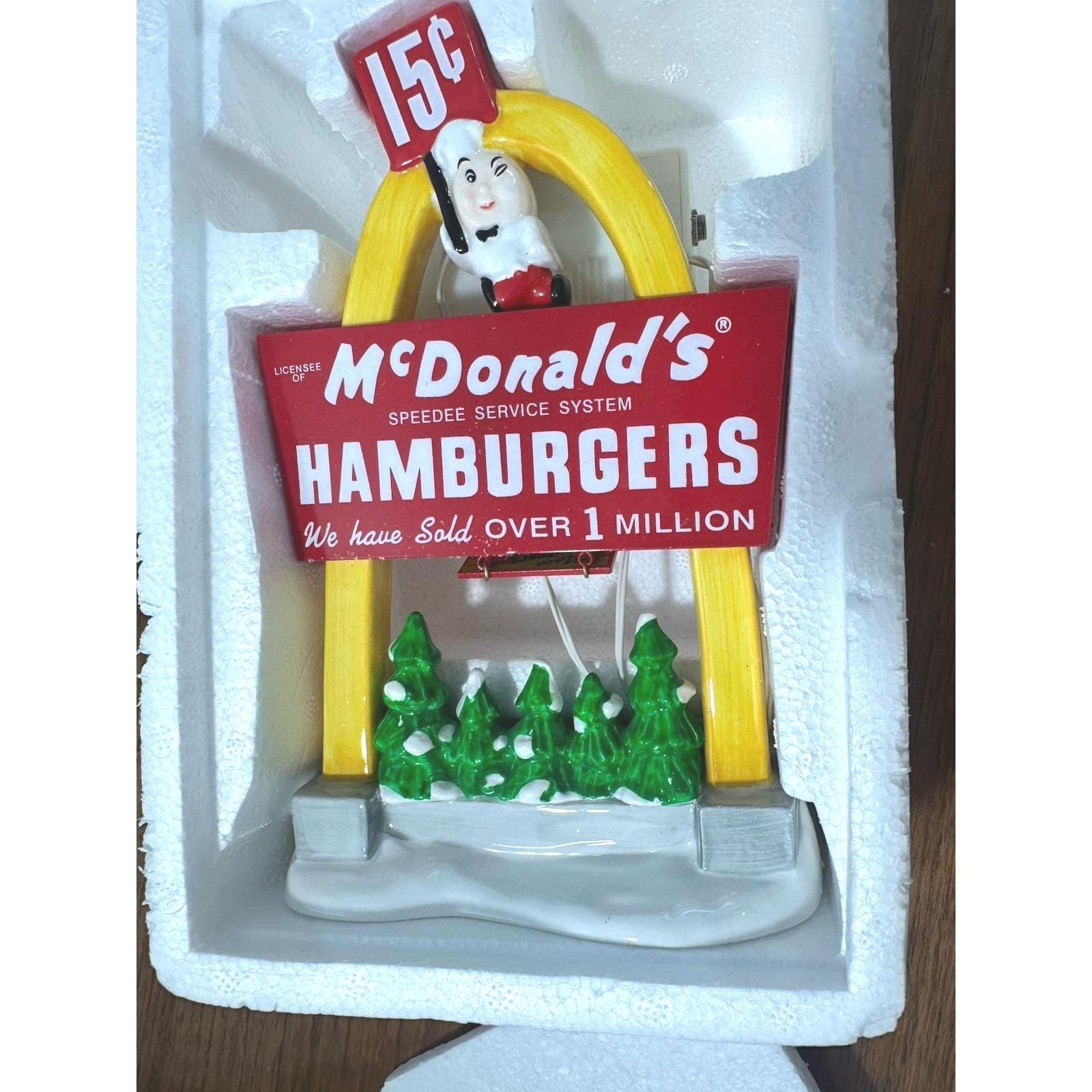Snow Village Mcdonalds - Etsy