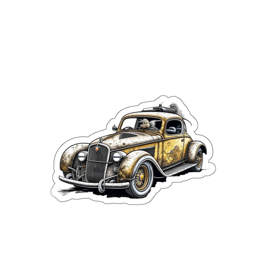 Autorama Sticker Hot Rod Sticker - Etsy