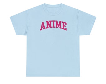 Anime Tee - Pink Text - Choose Shirt color