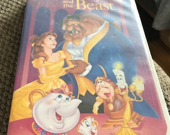 Beauty and the beast vhs black d