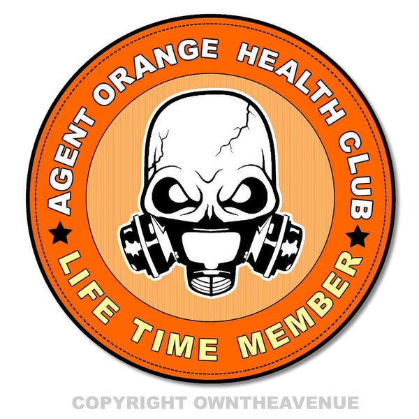 Agent Orange Health Club Etsy
