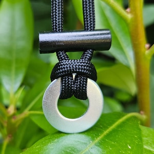 Modern Primitive Survival Firestarter Necklace, Firestarter pendant, Gift for Him, Outdoors, Gift for Her, Survival tools, Christmas Gift