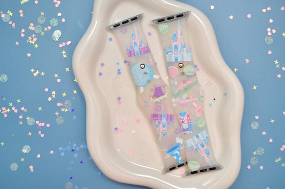 Theme Park Icon Apple Watch Band: Disneyworld Inspired Silicone Strap