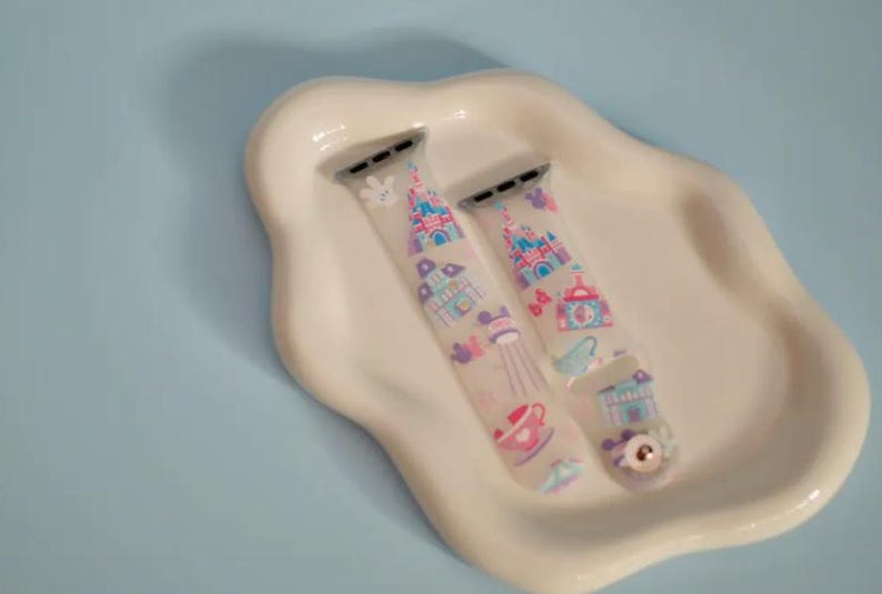 Theme Park Icon Apple Watch Band: Disneyworld Inspired Silicone Strap image 6