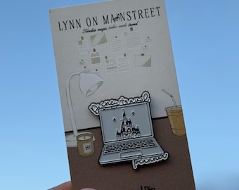 Pin de planificador de viajes: agente de viajes, pin de castillo, icono de Disneyworld, accesorio de parque temático, accesorios del parque Disneyland