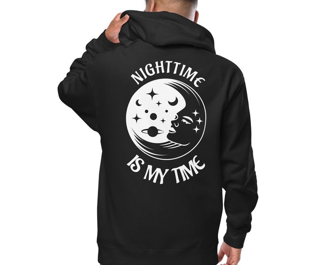 888 - Nighttime Is My Time Zip-Up Hoodie