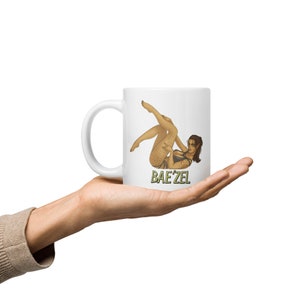 Lae&#39;zel Bae&#39;zel White glossy mug Baldur&#39;s Gate 3 BG3