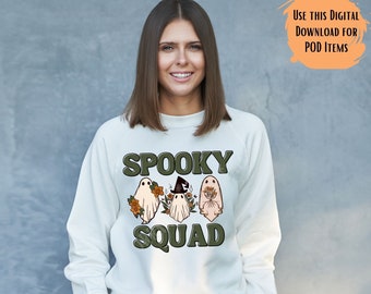 Spooky Squad, Spooky Squad SVG, Spooky Squad PNG, Spooky Squad JPG, Spooky Squad Digital Download, Halloween Graphic