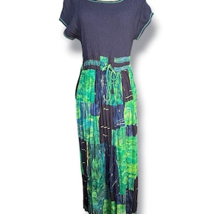 navy blue and green dress Bell by Alicia Bell Green Navy Clara Mini Dress Green Navy / M