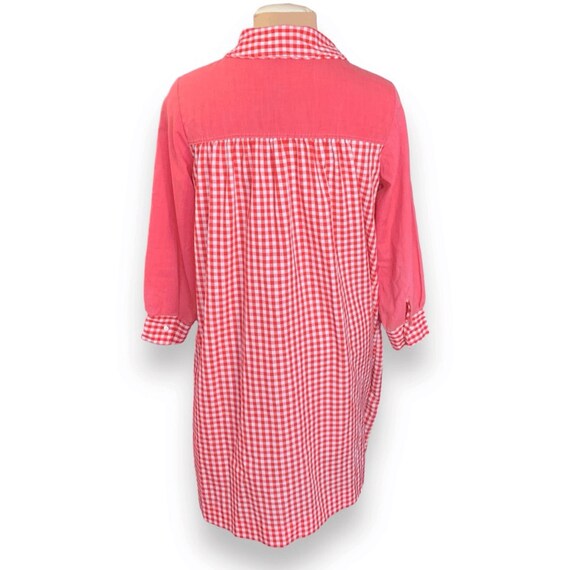 strapless open back dress Smocked Mouse Red Gingham Dress  The Smocked Flamingo