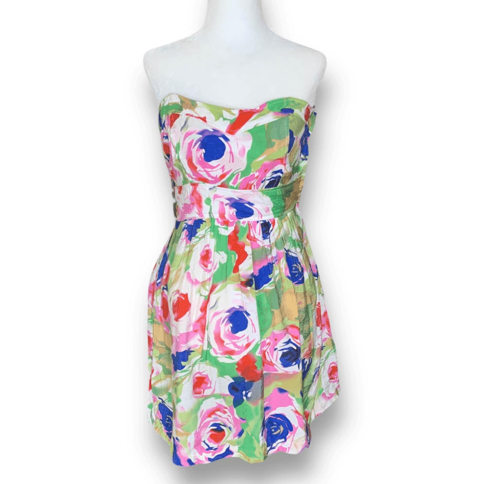 slim fit dress slacks Women's Blue Watercolor Dress main image 0