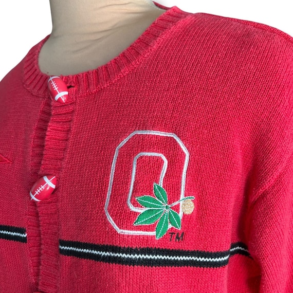 90s Eagles Eye Ohio State Buckeyes Football Red K… - image 6