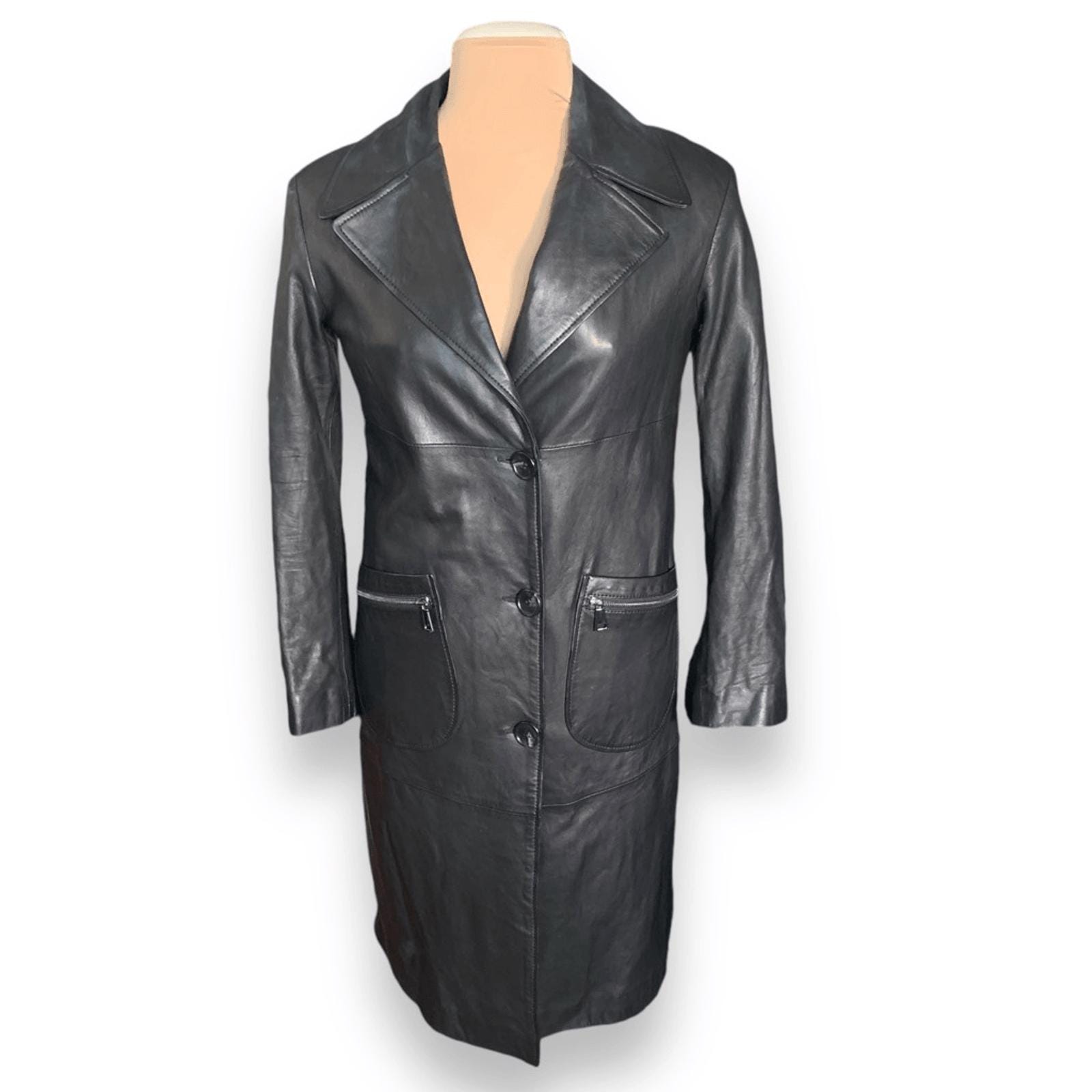 Euro Leather Jacket - Etsy
