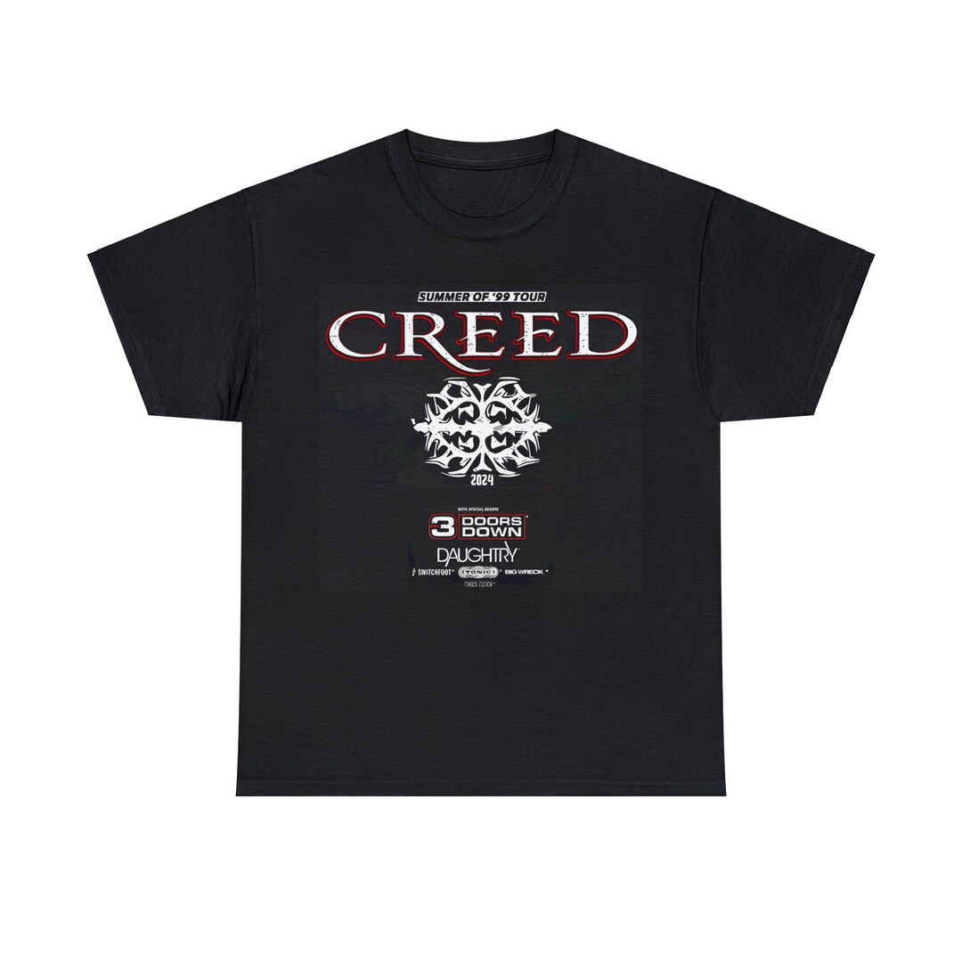 2024 Summer of '99 Creed Tour Tshirt Unisex Concert Tee Etsy